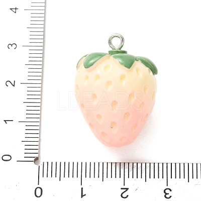 Fruit Opaque Resin Imitation Food Pendants RE-CBA18E8-01P-01-1