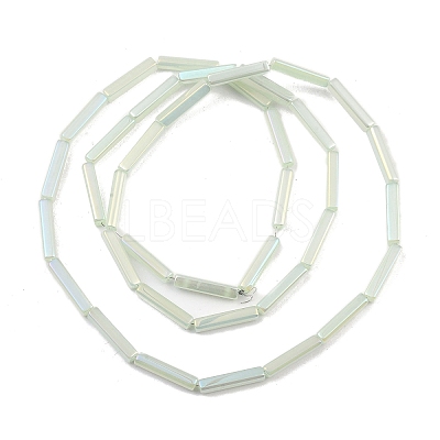 Electroplate Glass Beads Strands EGLA-Q128-11A-AB02-1