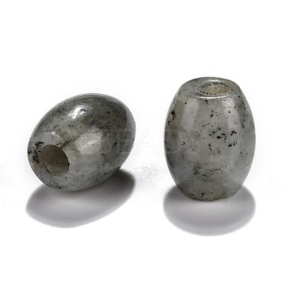 Natural Labradorite European Beads LS-G-F580-A09-1