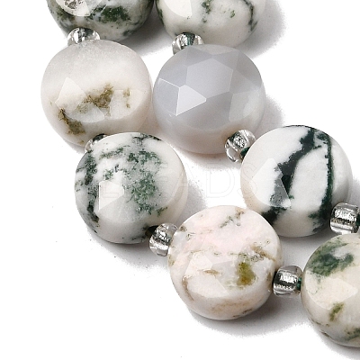 Natural Tree Agate Beads Strands G-D105-A05-1