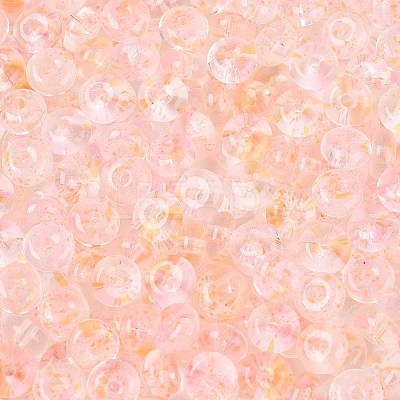 Baking Paint Transparent Glass Beads DGLA-T004-07J-1