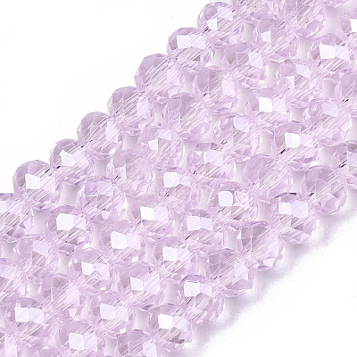 Electroplate Glass Beads Strands EGLA-A034-T4mm-A22-1