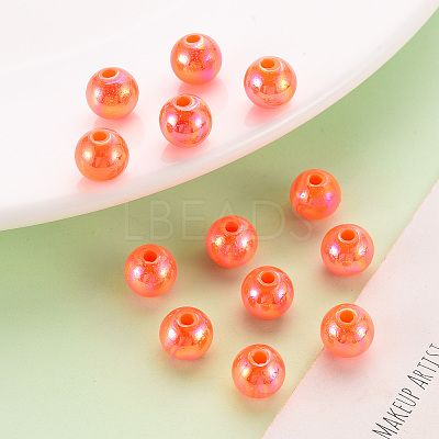 Opaque Acrylic Beads MACR-S370-D8mm-20-1