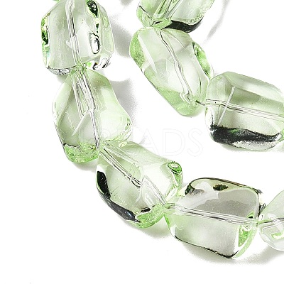 Electroplate Glass Beads Strands EGLA-N012-05C-1