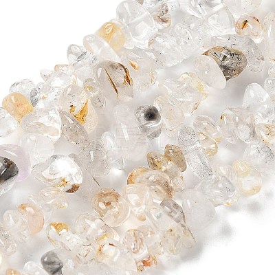 Natural Herkimer Diamond Beads Strands X-G-M205-95-1