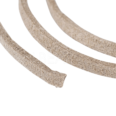 Dark Khaki Color Faux Suede Cord X-LW-R003-23-1