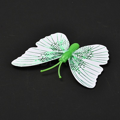 PVC Plastic Artificial 3D Butterfly Decorations DIY-I072-02D-1