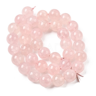 Natural Madagascar Rose Quartz Beads Strands G-B167-A02-10mm-1