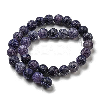 Natural Weathered Agate Beads Strands G-P538-A01-07-1