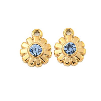 304 Stainless Steel Pendants STAS-L080-003G-04-1