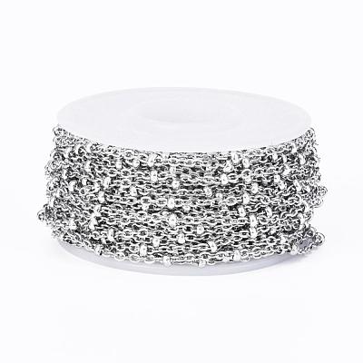 Tarnish Resistant 304 Stainless Steel Cable Chains CHS-H007-20P-1