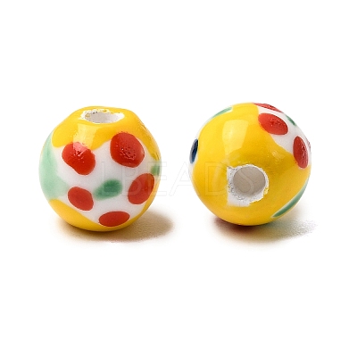 Handmade Porcelain Beads PORC-A034-02H-1