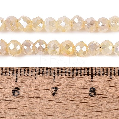 Dyed Crackle Imitation Jade Glass Beads Strands EGLA-Q131-02A-01-1