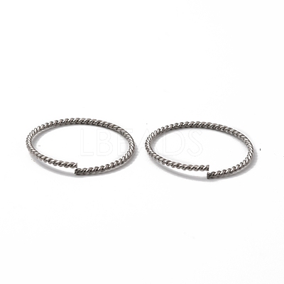 Non-Tarnish 304 Stainless Steel Open Jump Rings STAS-L262-36C-P-1