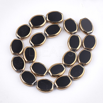 Electroplate Glass Beads Strands EGLA-S188-03A-1