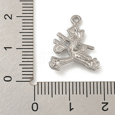 Non-Tarnish 304 Stainless Steel Pendants STAS-N103-145P-1