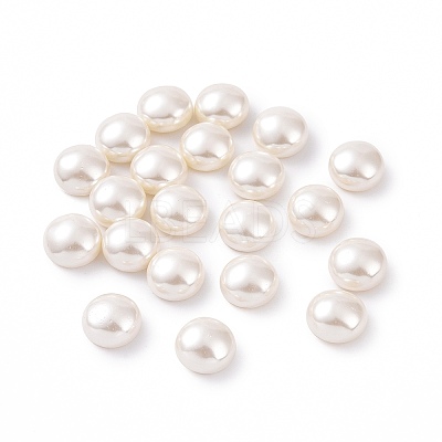 Shell Pearl Half Drilled Beads BSHE-G011-01-10mm-1