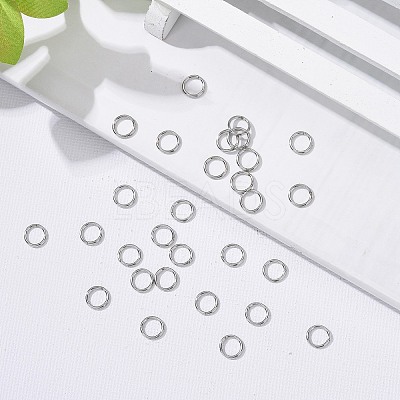 304 Stainless Steel Soldered Closed Jump Rings X-STAS-E482-15B-1