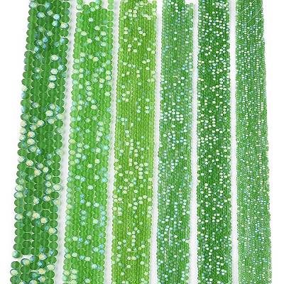 Transparent Glass Beads Strands EGLA-A044-T8mm-MB11-1