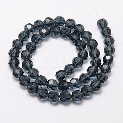 Imitation Austrian Crystal Bead Strands G-M181-10mm-20A-1
