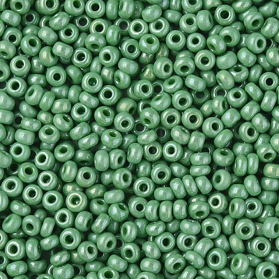 8/0 Czech Opaque Glass Seed Beads SEED-N004-003A-02-1
