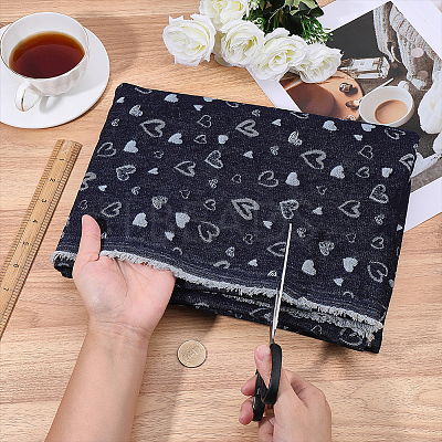 Cotton Denim Fabric DIY-WH0504-872C-1