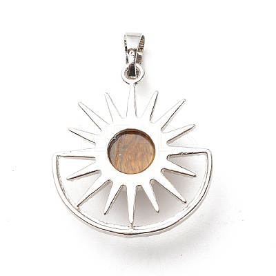 Natural & Synthetic Gemstone Pendants G-G855-04P-1