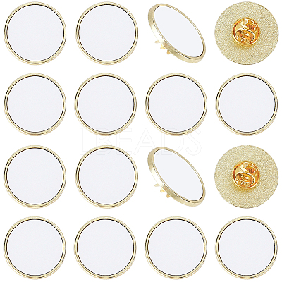 20 Boxs Sublimation Blank Brooch Pins FIND-SP0004-09A-1
