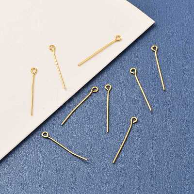 Brass Eye Pins KK-F824-113B-G-1