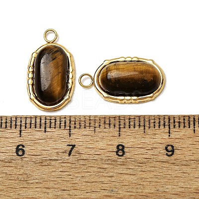 Natural Tiger Eye Pendants GG-CBA1E47-06G-1