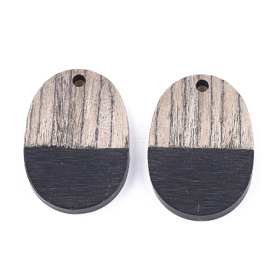 Resin & Wenge Wood Pendants RESI-T023-01A-1-1