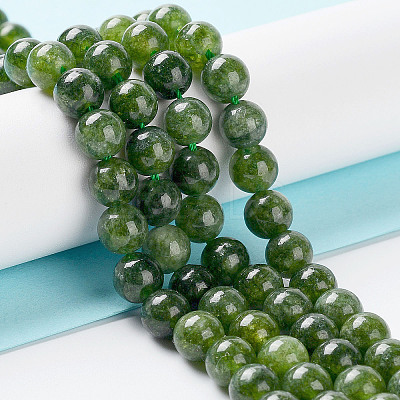 Dyed Natural Malaysia Jade Beads Strands G-G021-02A-13-1