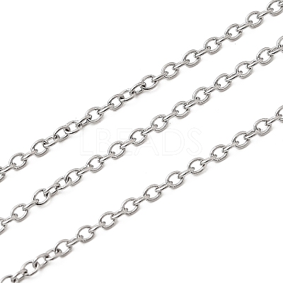 Tarnish Resistant 304 Stainless Steel Cable Chains CHS-Q001-08-100m-1