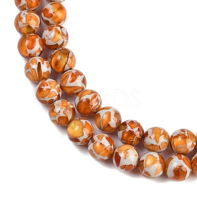 Sythetic Amber Beads Strands X1-G-M199-02G-1