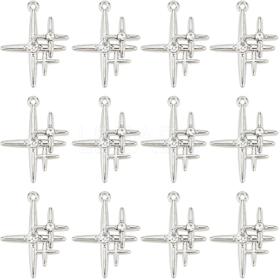 30Pcs Alloy Pendants PALLOY-SC0004-24-1
