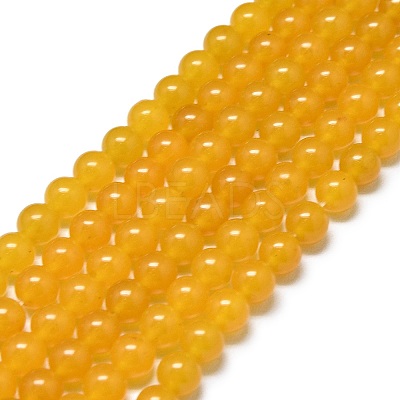 Natural Malaysia Jade Beads Strands G-L645-C01-6mm-23-1