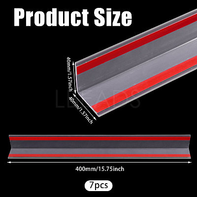 Self-Adhesive PVC Corner Protector Strips DIY-WH0899-990-1