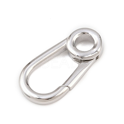 Brass Spring Gate Rings KK-P339-02P-1