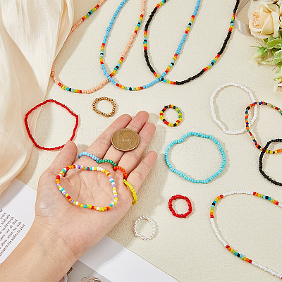 Colorful Jewerly Set SJEW-FI0001-08-1