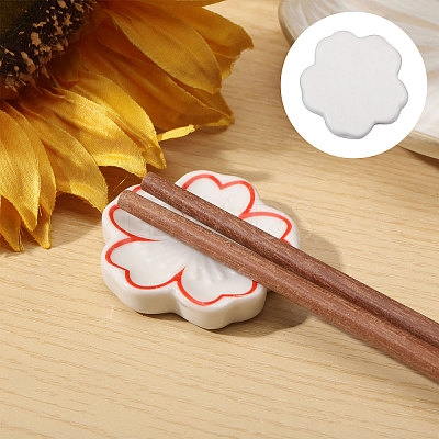 Porcelain Chopstick Stand AJEW-WH0031-86A-1