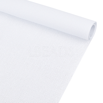 Cotton with Synthetic Fiber Cross Stitch Fabric DIY-WH0671-206A-02-1