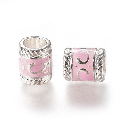 Enamel Alloy European Beads LS-EA8640-9S-1