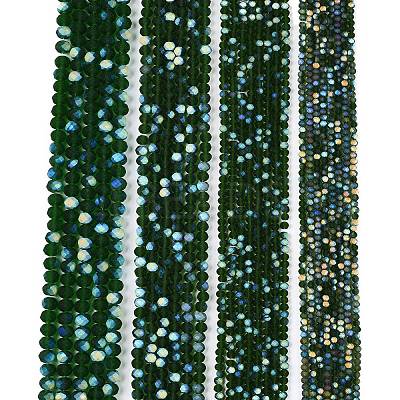 Transparent Glass Beads Strands EGLA-A044-T6mm-MB24-1