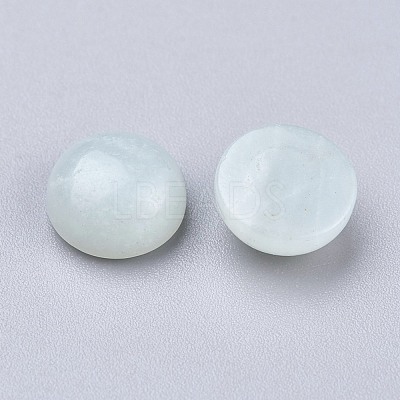 Natural Amazonite Cabochons G-P393-R56-8MM-C-1