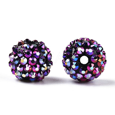 AB-Color Resin Rhinestone Beads RESI-S315-14x16-03-1