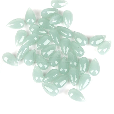 5Pcs Transparent Glass Beads X-GLAA-PW0001-25N-1