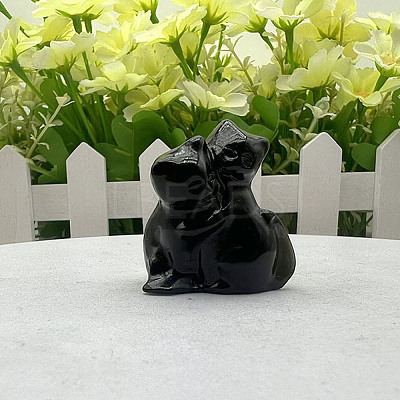 Natural Obsidian Sculpture Ornaments PW-WGC3CC1-08-1