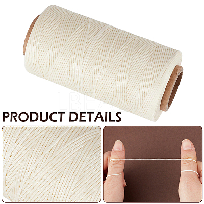 1 Roll Flat Waxed Cotton Cord OCOR-CL0001-13B-1