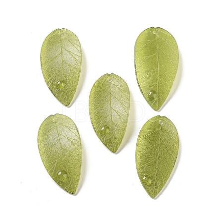 Opaque Acrylic Pendants SACR-C006-01B-1