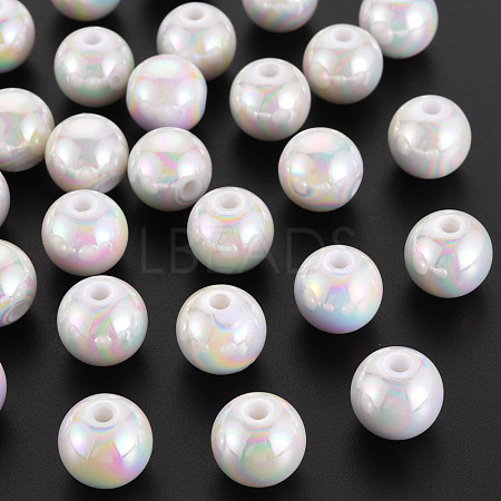 Opaque Acrylic Beads MACR-S370-14mm-01-1